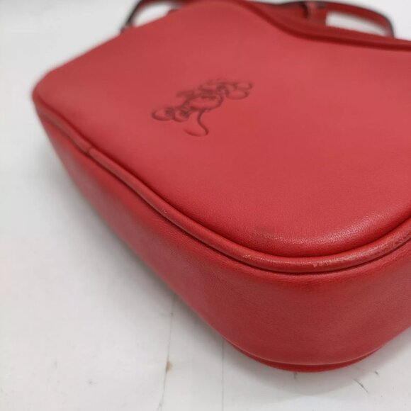 Coach x Disney Mickey Crossbody Clutch Bag - Red Leather (2016 Collection) - Picture 5 of 9